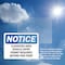 Signmission Classified Area Vehicle Entry Permit Required OSHA Notice Sign, Vinyl Decal, 10in W x 7in L, 2PK OS-2PACK-NS-D-710-L-10606 - alternate 4